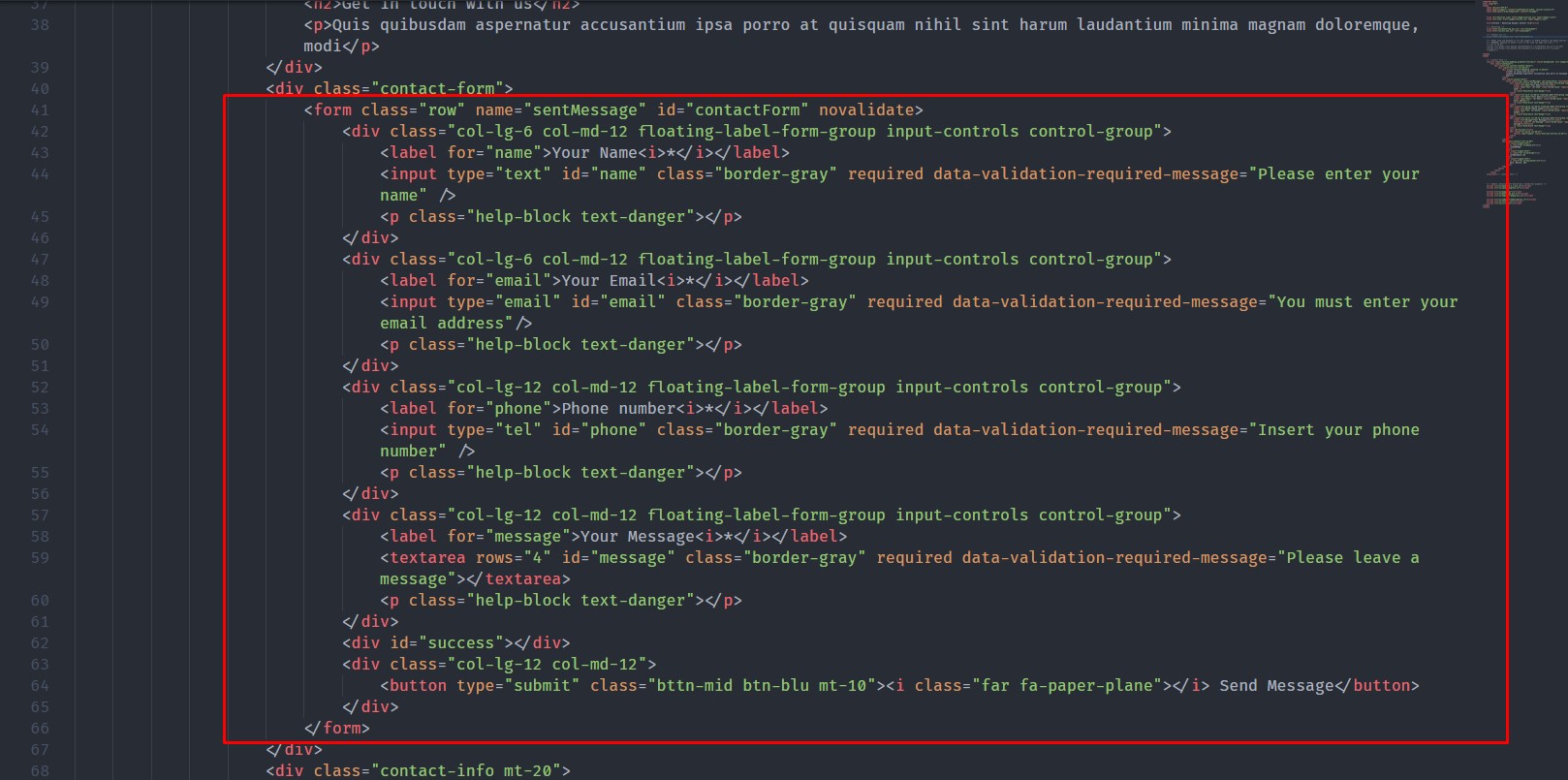 Formas documentation